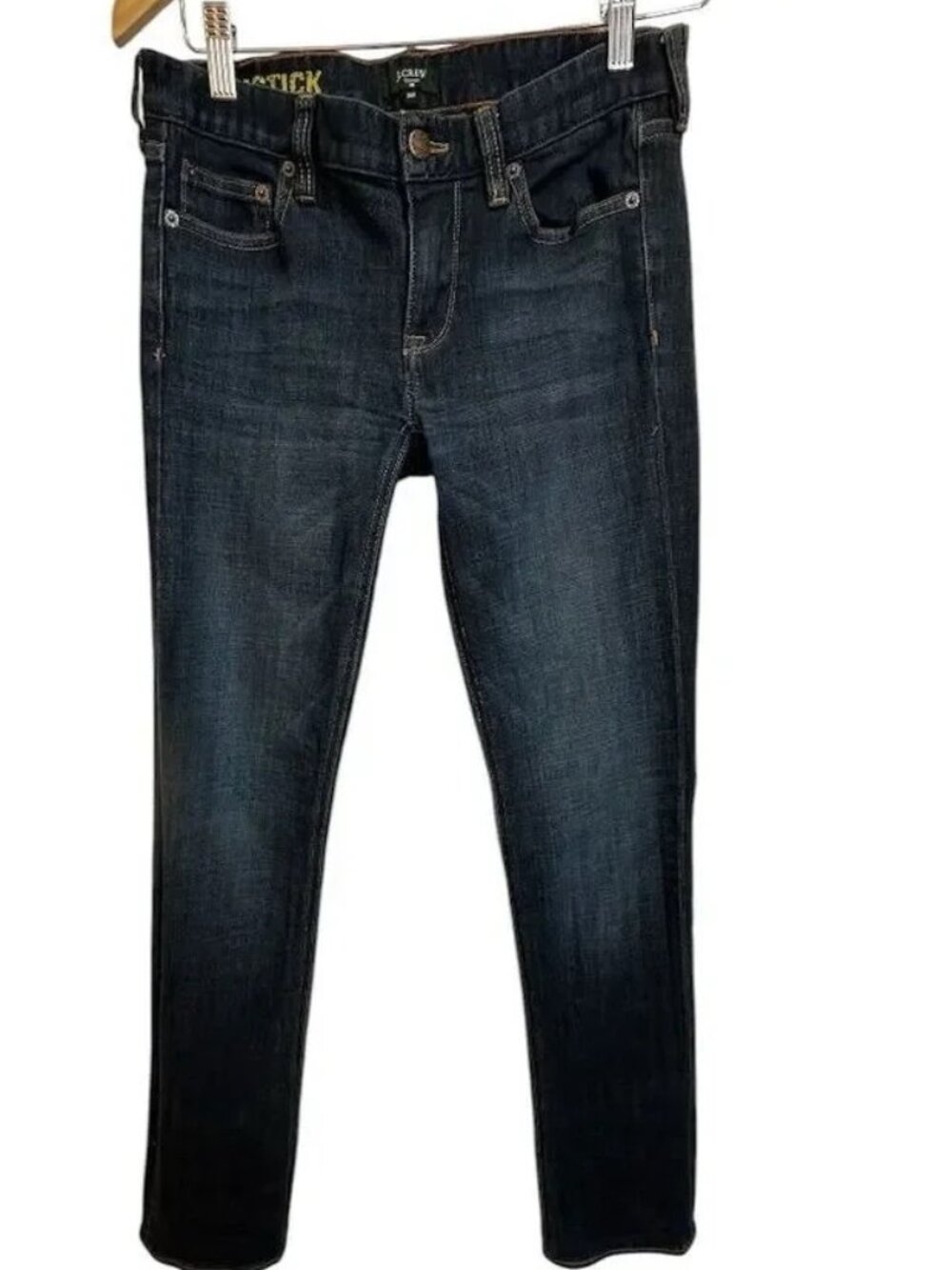 J. Crew Women's Matchstick Skinny Jeans Size 28 Wash Denim Mid-Rise Stretch